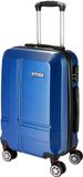 BRUBAKER Bagage cabine New York – Valise avec serrure à combinaison, 4 roues et poignées confortables – 37 x 56 x 24,5 cm ABS Trolley – Valise ferme à roulettes (M – Bleu foncé)