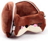Puckator Relaxeazzz Plüsch Adoramals Henry der Otter Reisekissen & Sc