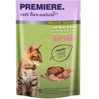 PREMIERE cats love nature Deluxe Ragout Kitten Kalf en kip 96x100 g