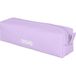 Dohe - Eenvoudige schooletui - 1 compartiment, multifunctionele rechthoekige etui, 21x5x6 cm, ritssluiting, gemaakt van duurzaam polyester - SERENITY Paars
