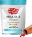 Qure Natural Oil Krill Olie Capsules 60 Stuks - Omega-3 Supplement - 1000mg per Dag