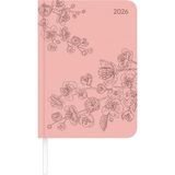 Alpha Edition Lady Journal Deluxe Salmon 2026 - Taschen-Kalender A6