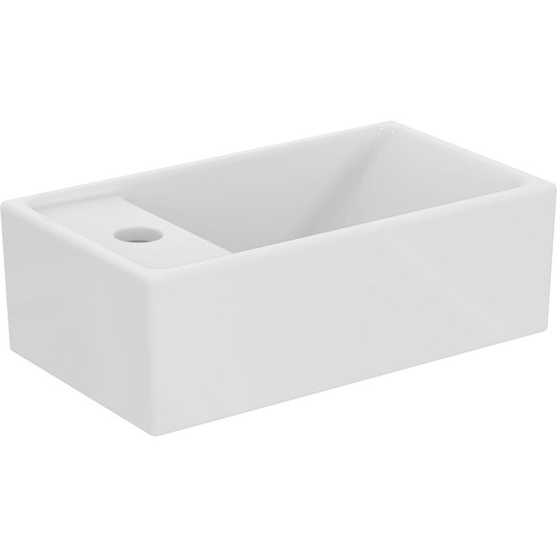 Ideal Standard Tempo fontein 37x21cm kraangat links - wit