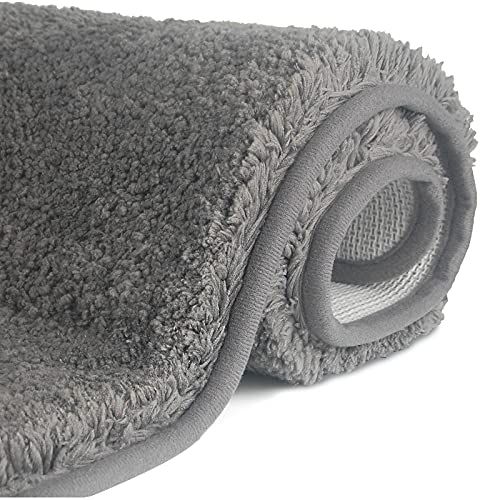 FCSDETAIL Antislip Badmat - Hoogpolig - Machinewasbaar - Microvezel - Badkamer
