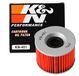 K&N Powersports Oliefilter - Filterpatroon 76x56mm compatibel met Yamaha, Kawasaki, Honda, Bimota, Benelli (KN-401)