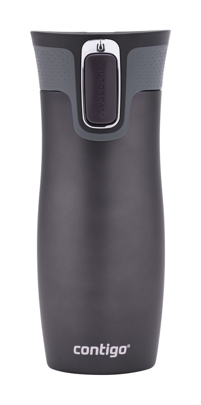 Contigo West Loop 470 ml Stainless Steel Travel Mug - Gunmetal