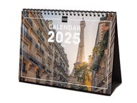 Finocam - Internationale bureaukalender 2025, 1 maand per pagina, januari 2025 – december 2025 (12 maanden) Paris International