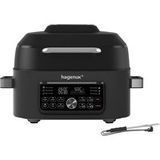 Hagenuk MAF-1600D.8 Friteuse à air chaud / grille de table 6 l 1660 W noir