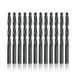 Boor Amerika Boor Amerika Qualtech Jobber Lengte Boor, Zwart Oxide Finish, Ronde Schacht, Spiraalfluit, Hoge Snelheid Staal, Ongecoat (Helder) Finish, 118 Graden, Rechts Hand, 78" Lengte, 6.7 mm, 12