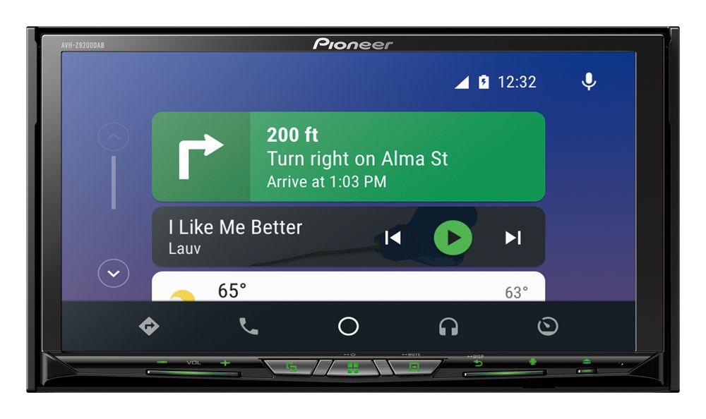 Pioneer AVH-Z9200DAB Autoradio Dubbel din | Built-in Wifi - Dual USB - 4 x 50 W