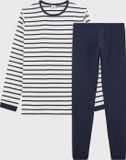 Petit Bateau Katoenen marinièrepyjama voor jongens