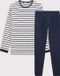 Petit Bateau Katoenen marinièrepyjama voor jongens