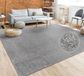 Paco Home Vloerkleed Woonkamer Effen Eenvoudig En Modern Laagpolig, 80x150 cm, Antraciet