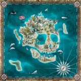 Komar Fotobehang - Skull Island 250x250cm - Vliesbehang