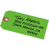 Avery Onbespannen verzendlabels, 11,5 pt. Voorraad, 4-0.75 "x 2-1 cm, 1.000 Groene Hang Tags (12365)