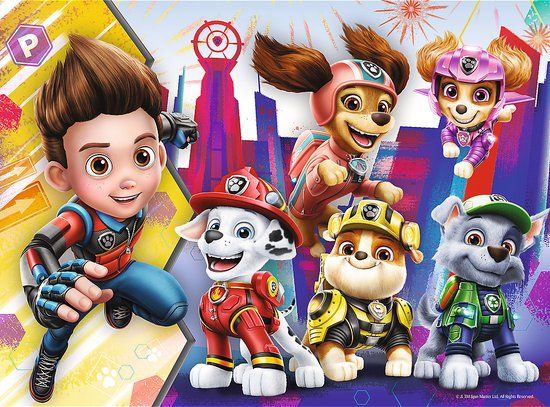 4KidsOnly Paw Patrol Puzzel 30 Stukjes Legpuzzel Karton Unisex Multi Colour Kinderen 3 Jaar