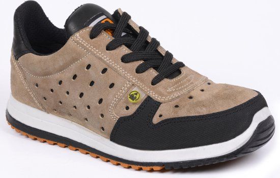 No Risk Runner Laag S1P ESD 1207.06 - Beige/Zwart - 42