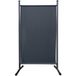 QUICK STAR Paravent 180 x 78 cm tissu séparateur de pièce petit jardin cloison balcon opaque gris