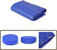 vidaXL Zwembadhoes rond 540 cm PE Blauw