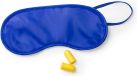 Merkloos / Sans marque Makito Western Europe Slaapmasker met oordoppen - Blauw - Verduisterend travel masker - kinderen en volwassenen