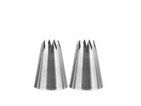 Piazza 4056 Cornette, roestvrij staal, grijs, 2 stuks