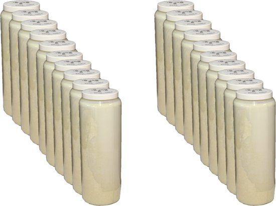 Spaas 9-dagenbranders/noveenkaarsen wit volumedoos 20 stuks