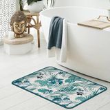 CREARREDA Absorberend en antislip badkamertapijt met opdruk 40 x 60 cm Made in Italy