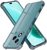 Techsuit Hoesje geschikt voor HONOR 400 Lite - Shockproof Silicone Back Cover - Zwart