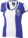 COPA FC Porto 1971/72 Dames Retro Voetbalshirt Wit Blauw XL