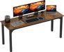HOMCOM bureau, bureau d'ordinateur, bureau de bureau avec design industriel, cadre en acier