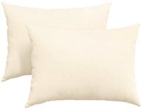 vidaXL Zitkussens 2 stuks Crème 70 x 50 cm Corduroy stof
