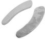 Allecto plus - Housse de siège de toilette réutilisable Gris Toutes saisons - 2 pièces