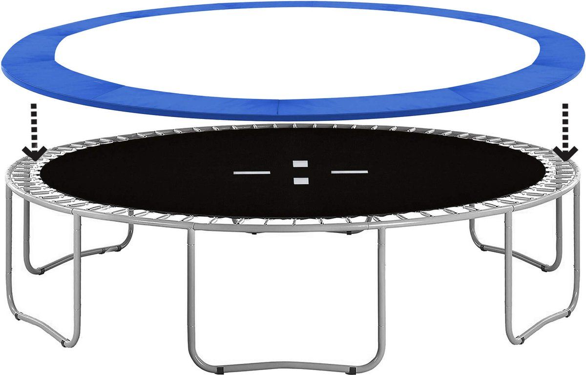springos Trampoline Rand | Ø 460 cm | Blauw