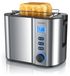 Arendo compacte broodrooster, 800 W, zilver