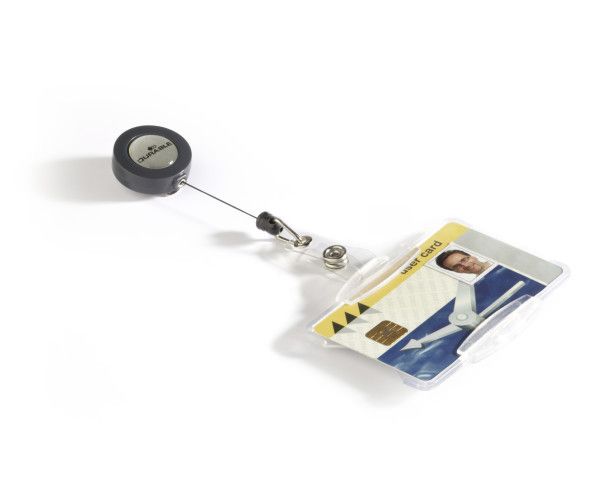 Durable 801119 - Badges & badgehouders - Transparant - 10 stuks