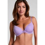 Hunkemöller Dames Lingerie Voorgevormde beugel bh Plunge - Paars - maat D75