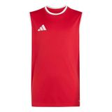 adidas Entrada26 Sleeveless Jersey Kids Shirt, team power red 2/white, 3-4 Years