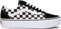 Vans Old Skool Platform - Sneaker - Unisex - Maat 37 - Checkerboard - Zwart