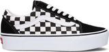 Vans Old Skool Platform - Sneaker - Unisex - Maat 37 - Checkerboard - Zwart