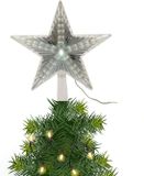 Lumineo Kaemingk B.V. Lichtgevende kerstboom piek 23 cm koel wit / knipperlicht functie