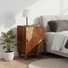 Maison Exclusive Armoire de salle de bain exclusive, couleur miel, dimensions 38 x 33 x 58 cm, en bois massif de manguier