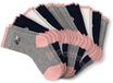 SCHIESSER Legwear Kids Sokken grijs / oudroze / zwart / wit