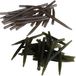 RidgeMonkey Tec Manchon anti-emmêlement 45mm de long - 25 tubes, vert weed
