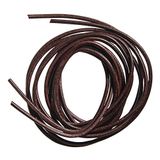 Rayher 8300905 Ronde riemen van rundleer, 2 mm, 100 cm, 2 stuks