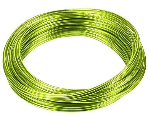mumbi 31577 Knutseldraad - 2 mm - 10 m - Lindegroen - Aluminium