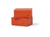 TÔNN furniture Boîte de rangement Pac box Rouge danois, petit 11×10,5×16 cm, Lot de 2