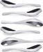 Sans marque 6 pièces cuillères à soupe en acier inoxydable 18/8, 17 cm