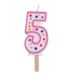 PME Cijferkaars #5 roze