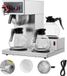 StarTech Commerciële filterkoffiemachine - 3 glazen kannen - 12 kopjes - Krachtige koffiemachine - Professionele koffiemachine voor cafés en restaurants