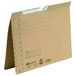 ELBA 100560106 pendelmappen 50 stuks commerciële nietjes en sleufstansen van 230 g/m² natronkarton naturel bruin